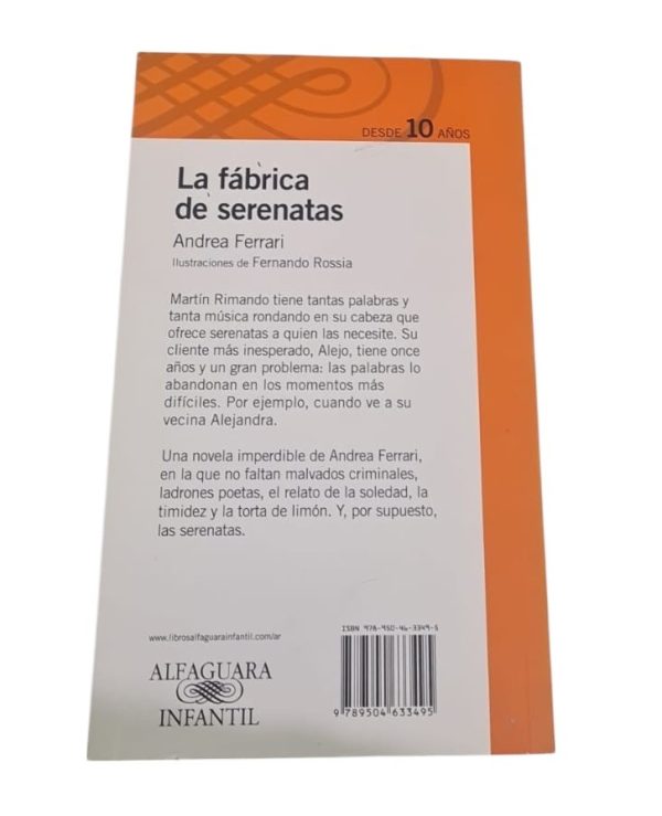 La Fabrica De Serenatas - Andrea Ferrari - Alfaguara Infantil (Usado) - Image 3