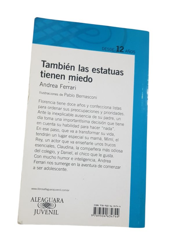 También Las Estatuas Tienen Miedo - Andrea Ferrari - Alfaguara (Usado) - Image 2