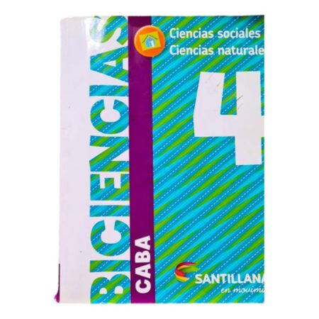 Biciencias 4 Caba Santillana Con Fichas  (Usado)