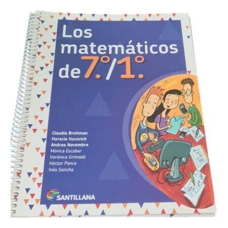 Los Matemáticos De 7o / 1o - Santillana (Usado)