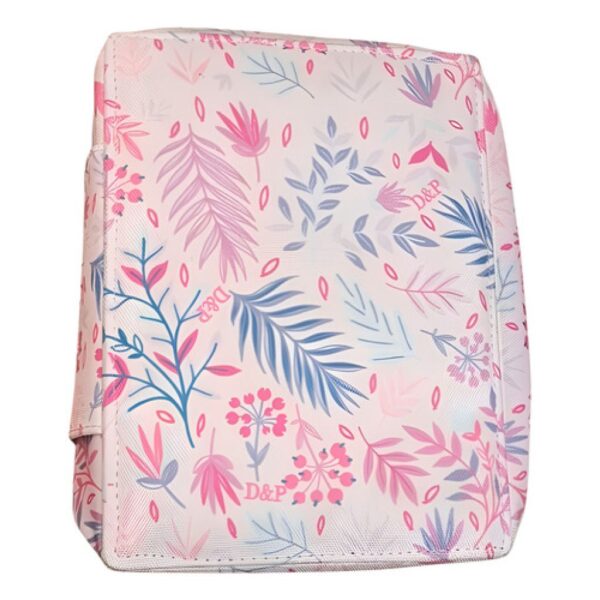 Cartuchera Dyp -3 Pisos- 66 Lapices Y Mas -1 Cierre Rosa Hojas Rosa (Usado)