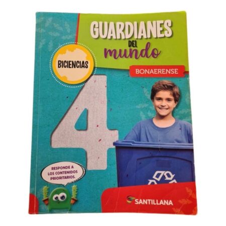 Guardianes Del Mundo 4 - Bonaerense Biciencias Santillana (Usado)