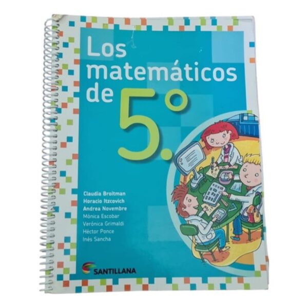 Los Matemรกticos De 5 - Santillana (Usado)