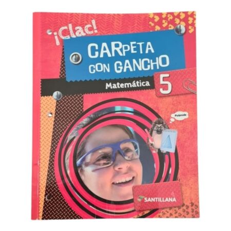 Carpeta Con Gancho 5 - Matematica 5 Clac - Santillana (Usado)