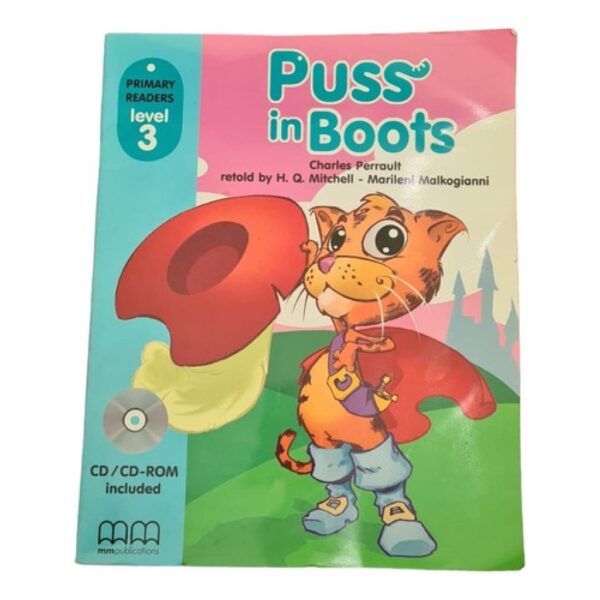 Puss In Boots - Primary Readers Level 3 - Mmp + Cd (Usado)
