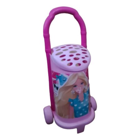Barbie Changuito Carrito Compras - Carro Supermercado Niños - Rosa (Usado)