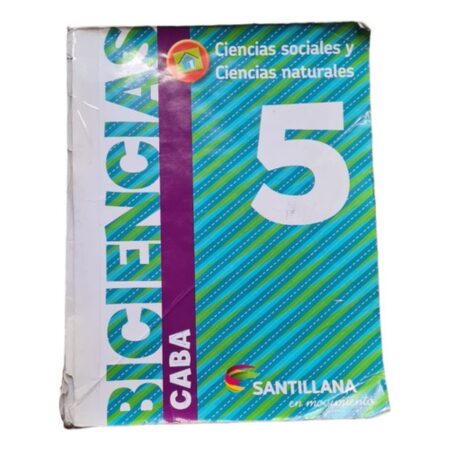 Biciencias 5 En Movimiento Santillana Usado (Usado)