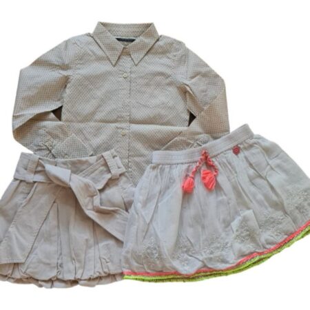 Camisa Y 2 Polleras-rapsodia-little Akiabara T. 6 (combo 6) Varios (Usado)