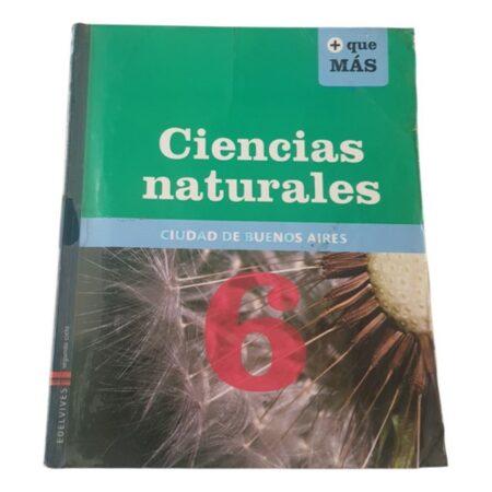 Ciencias Naturales 6 - Caba + Que Mas - Edelvives (Usado)