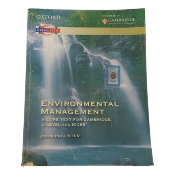 Environmental Management J. Pallister - Cambridge - Oxford (Usado)