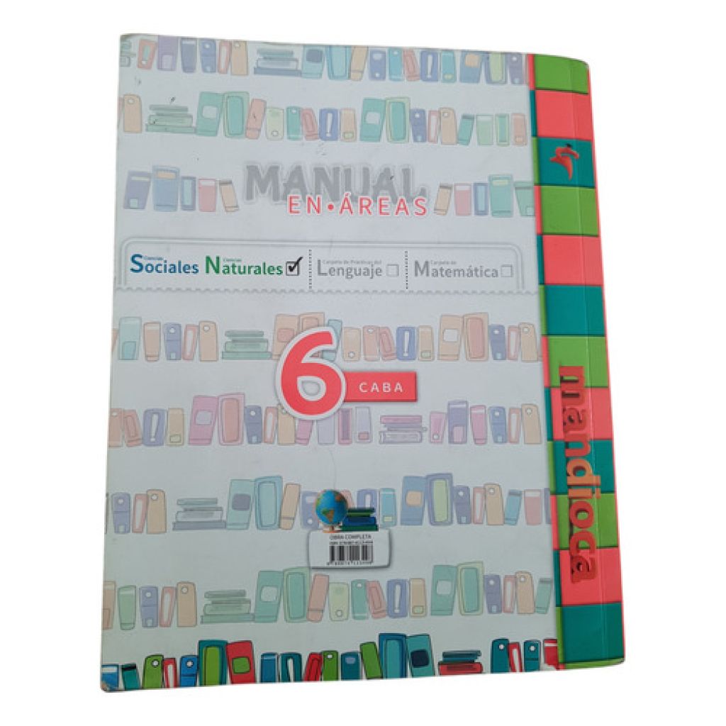 Manual En Áreas - Sociales Naturales 6 - Caba - Mandioca (Usado) - Image 2