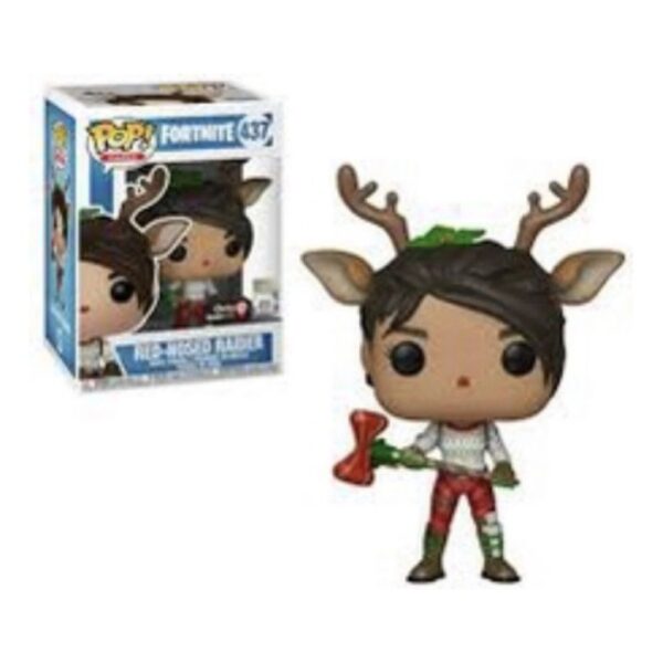 Funko Pop! Vinilo: Exclusivo-fortnite -red-nosed Raider #437 (Usado)