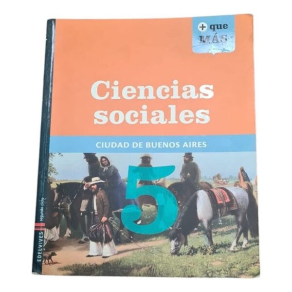 Ciencias Sociales 5 Ciudad De Buenos Aires - Edelvives (Usado)