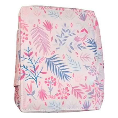 Cartuchera Dyp -3 Pisos- 66 Lapices Y Mas -1 Cierre Rosa Hojas Rosa (Usado)