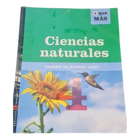 Ciencias Naturales 4  - Serie Mas Que Mas,  Edelvives (Usado)
