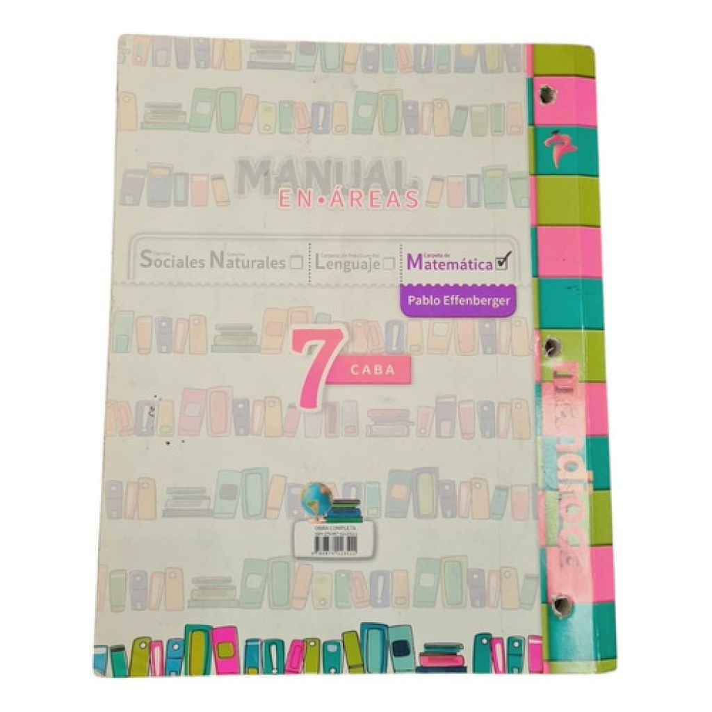 Manual En Áreas - Matemática 7 - Caba - Mandioca (Usado) - Image 2