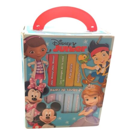 Mi Primer Biblioteca Disney Juniors - 12 Libritos - C/valija (Usado)