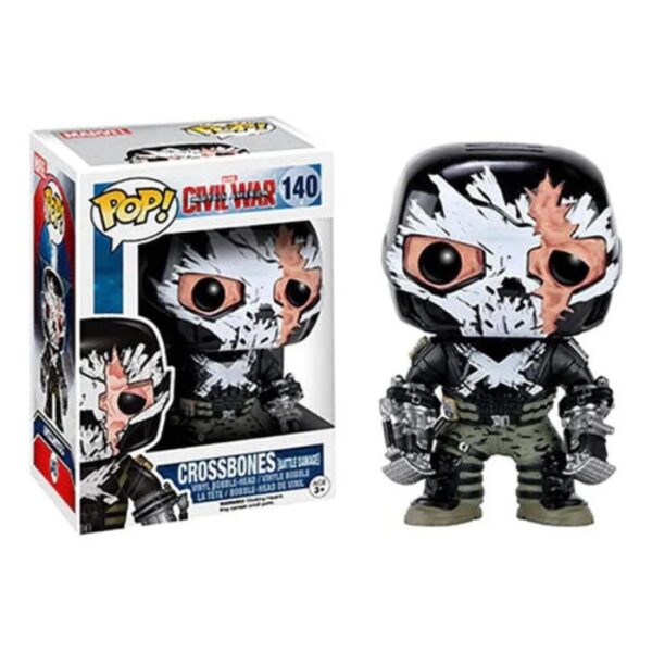 Funko Pop! -civil War -cap America -crossbones #140- Only At (Usado)