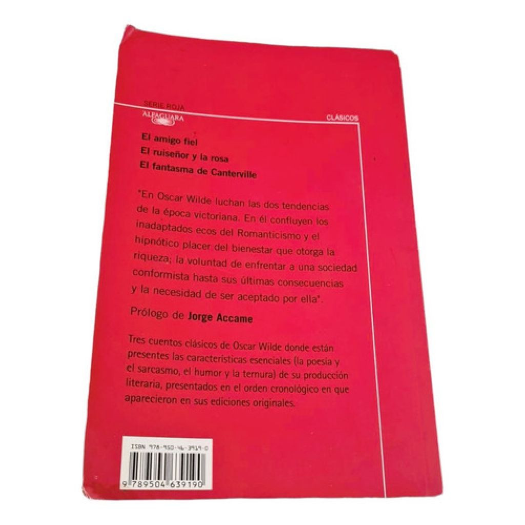 El Fantasma De Canterville Y Otros Cuentos. Alfaguara Roja (Usado) - Image 2