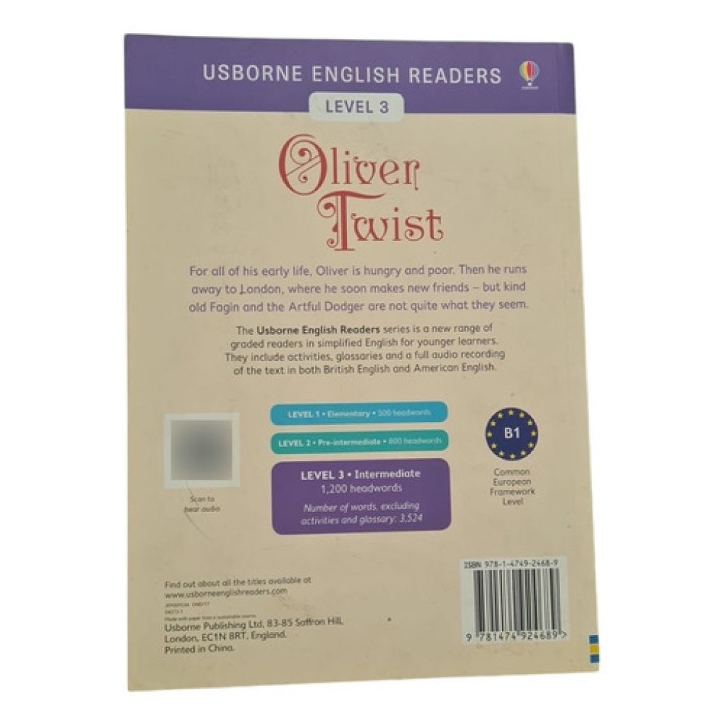 Oliver Twist - Usborne English Readers 3, Dickens (Usado) - Image 2