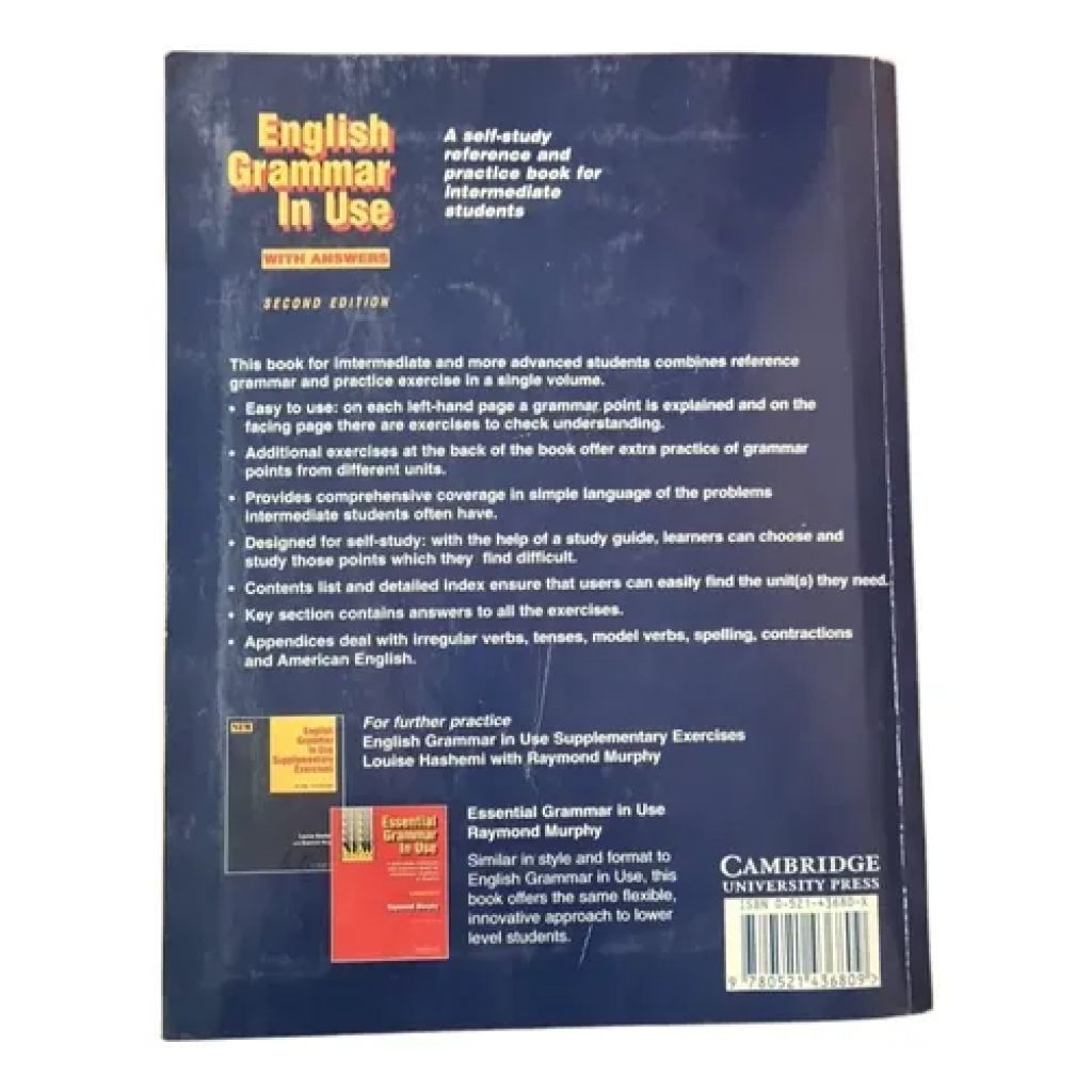 English Grammar In Use- With Answer- R Murphy- Ed. Cambridge (Usado) - Image 2