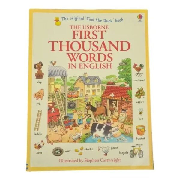 First Thousand Words In English - Usborne (Usado)