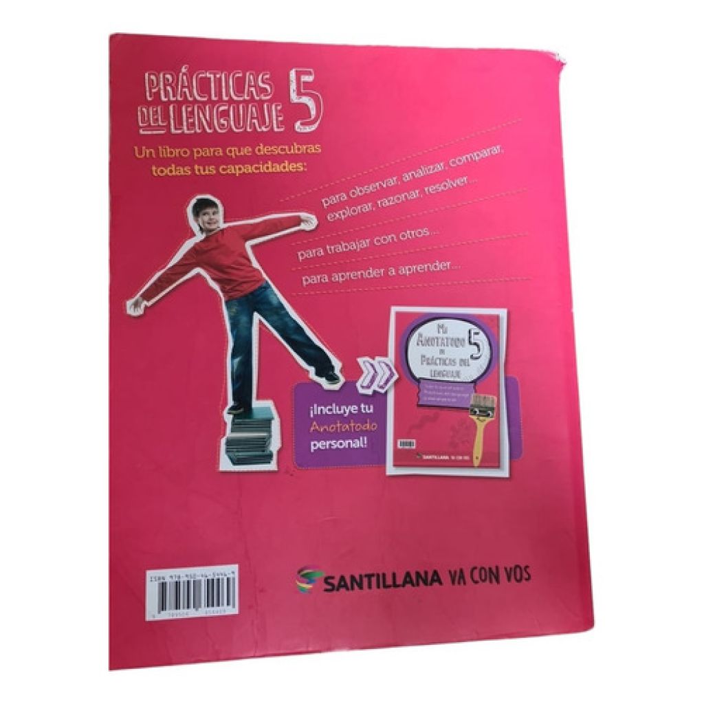 Practicas Del Lenguaje 5 Serie Va Con Vos- Santillana (Usado) - Image 2