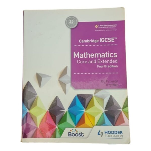 Mathematics - Core And Extended - 4th Ed - Cambridge Igcse (Usado)