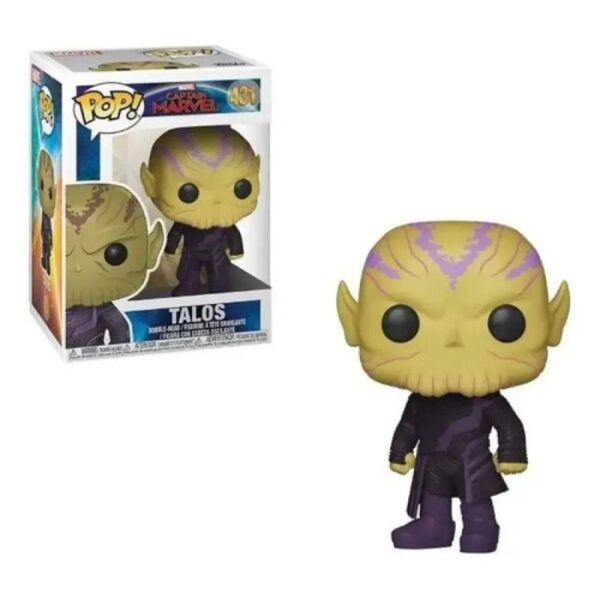 Funko Pop! Vinilo:  Capitan Marvel - Talos #431 (Usado)
