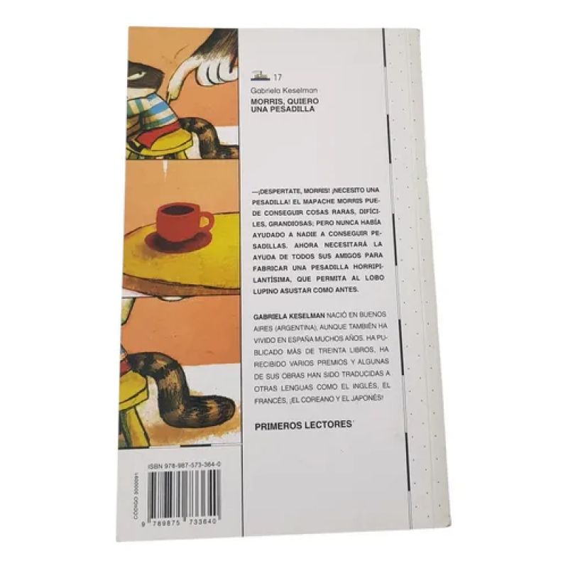 Morris,quiero Una Pesadilla -  Gabriela Keselman -  Sm (Usado) - Miniatura 2