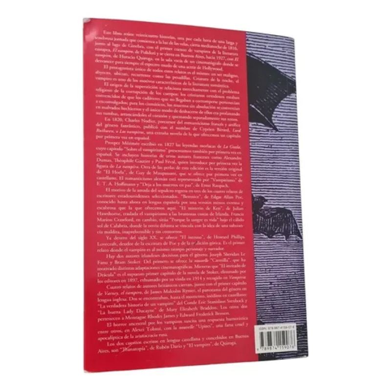 Vampiria: De Polidori A Lovecraft - 24 Historias (Usado) - Image 2