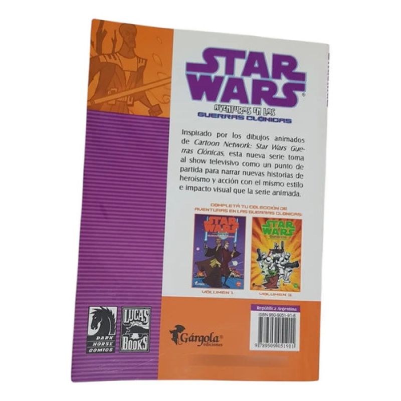Star Wars-aventuras En Las Guerras Clonicas-vol 2-gargola (Usado) - Image 2