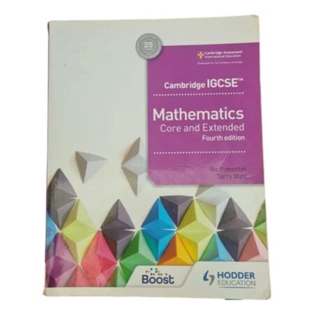 Mathematics - Core And Extended - 4th Ed - Cambridge Igcse (Usado)