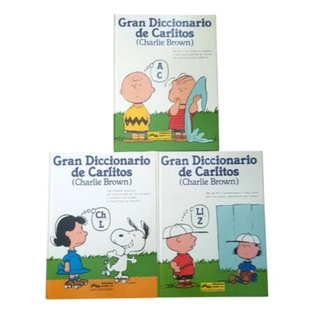 Gran Diccionario De Carlitos - Charlie Brown -  3 Libros (Usado)