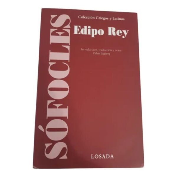 Edipo Rey - Sofocles - Editorial Losada (Usado)