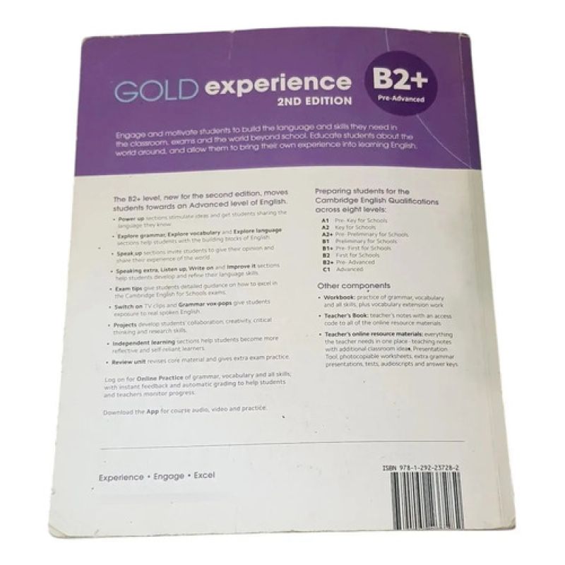 Gold Experience B2+ 2nd Edition - Student S Book - Pearson (Usado) - Miniatura 2