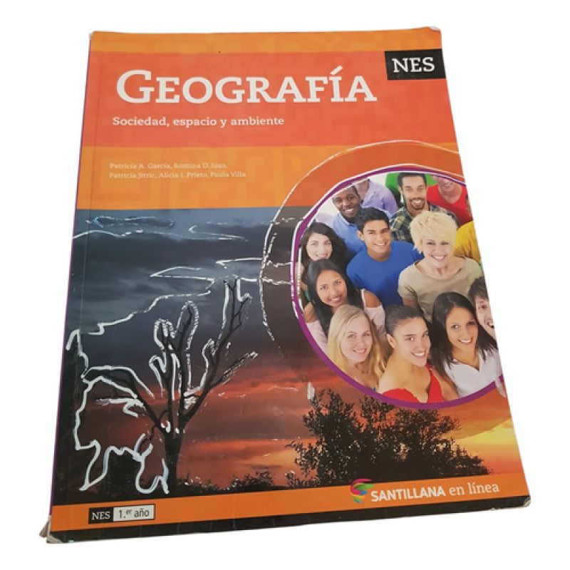Geografía En Línea Nes - Sociedad Y Ambiente, Santillana (Usado)