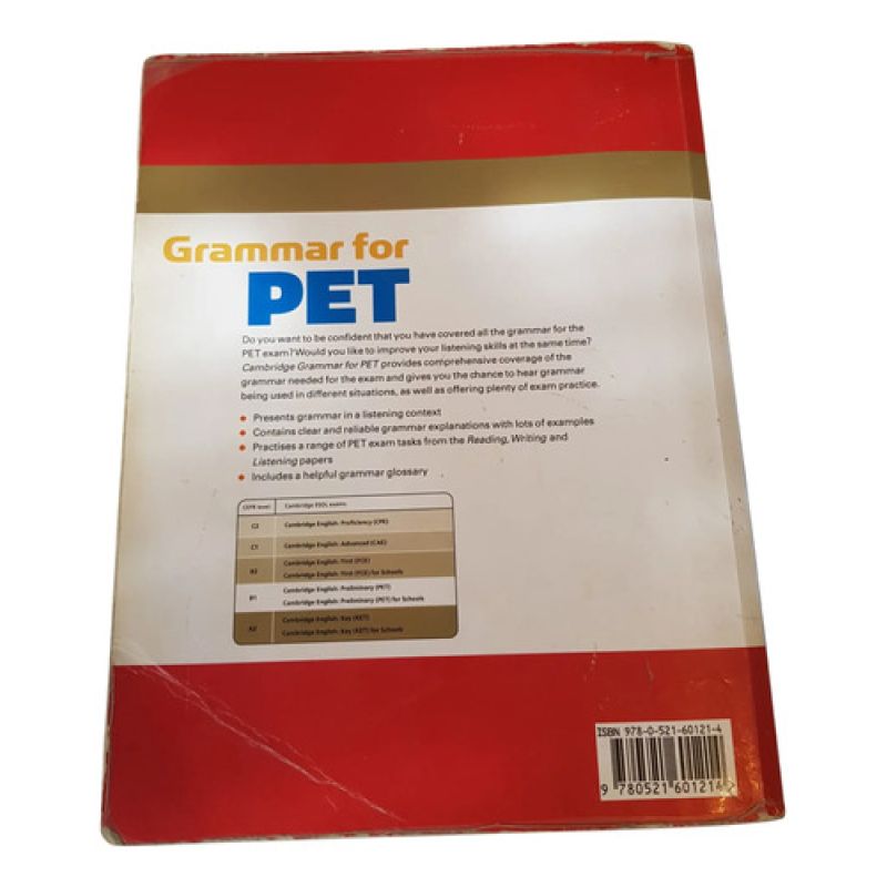 Grammar For Pet - Cambridge Reference And Practice (Usado) - Miniatura 2