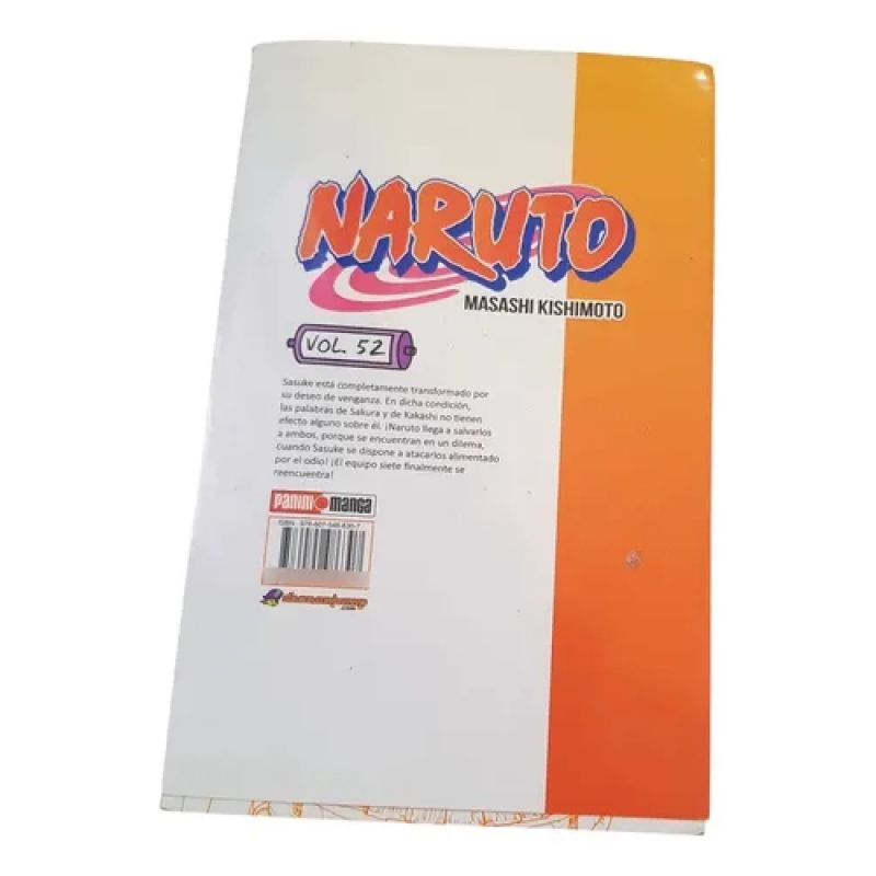 Libro 52. Naruto De Masashi Kishimoto (Usado) - Miniatura 2