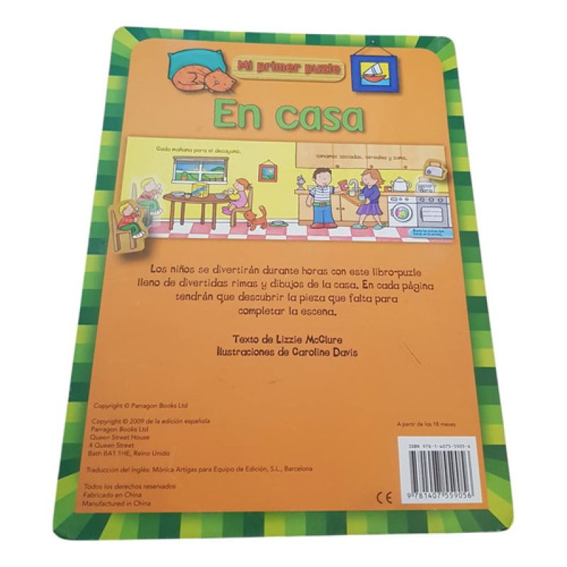 Mi Primer Puzle - En Casa - Parragon (Usado) - Miniatura 3