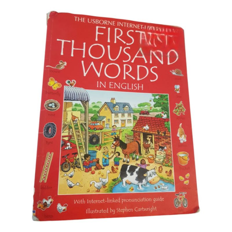 First Thousand Words In English - Usborne (Usado)