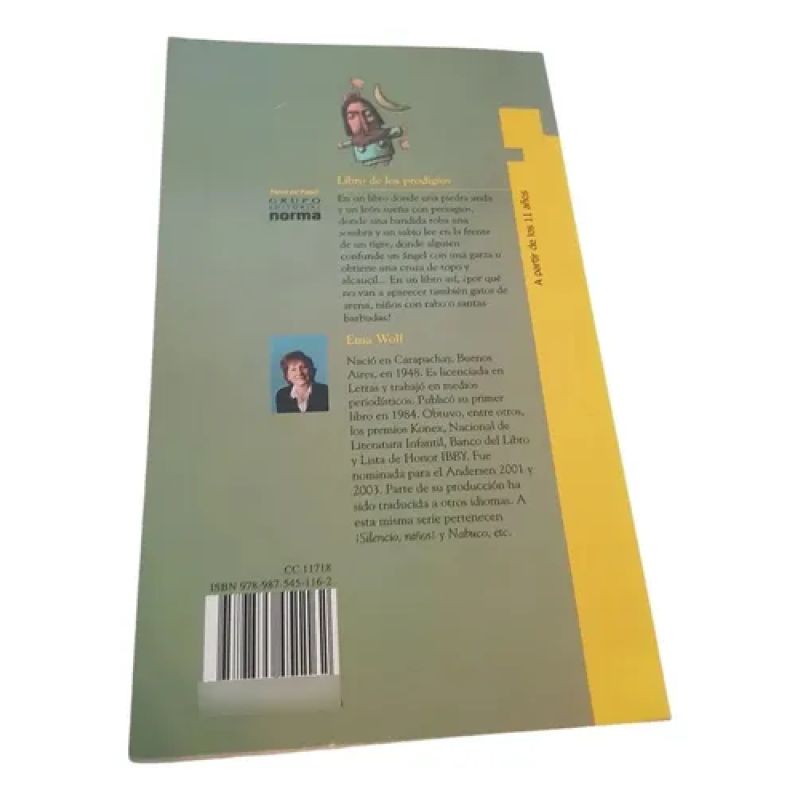 Libro De Los Prodigios - Ema Wolf - Norma Torre De Papel (Usado) - Miniatura 2