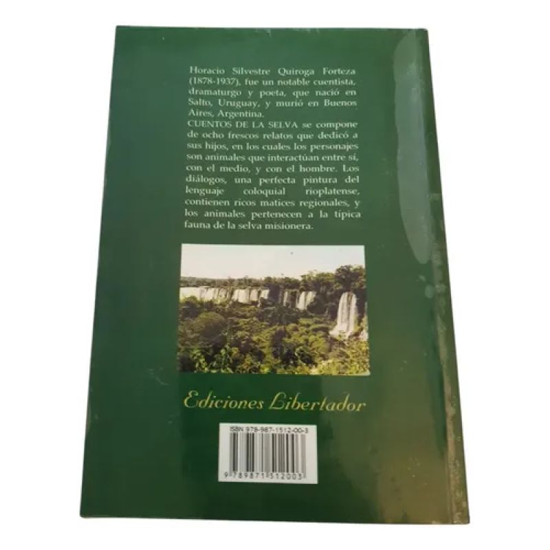 Cuentos De La Selva - Horacion Quiroga - Libertador (Usado) - Miniatura 2