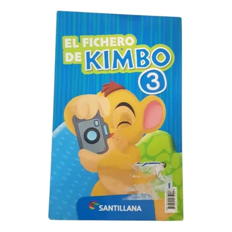 Kimbo 3 + Fichero -  Primer Manual Santillana - Santillana (Usado) - Miniatura 3