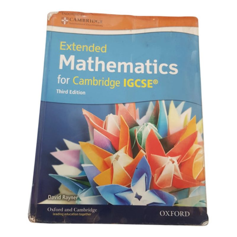 Extended Mathematics For Cambridge Igcse  - 3th Ed (Usado)