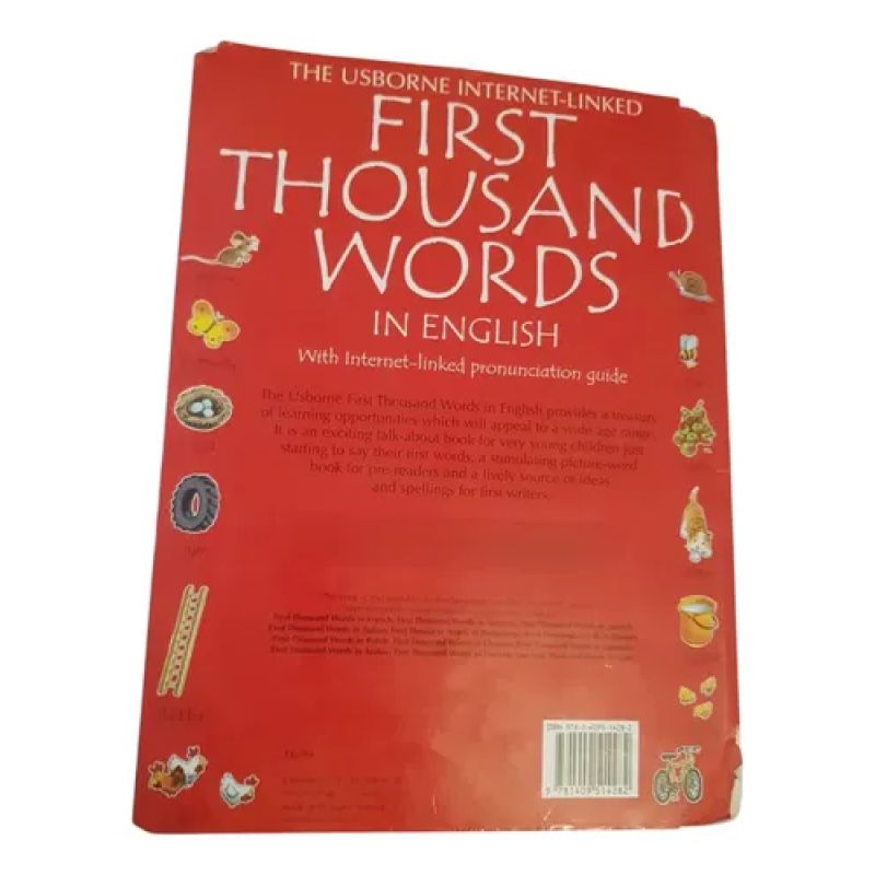 First Thousand Words In English - Usborne (Usado) - Miniatura 2