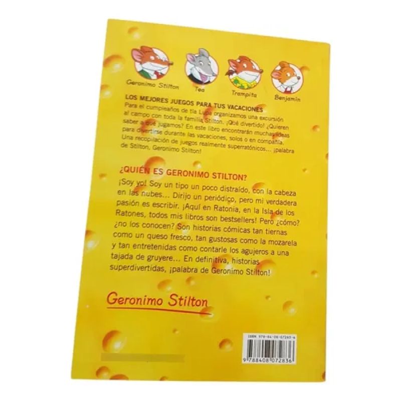 Los Mejores Juegos Para Tus Vacaciones - Geronimo Stilton (Usado) - Miniatura 2