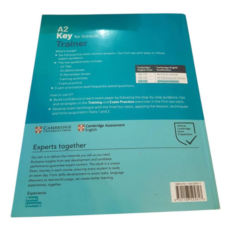 A2 Key For Schools Trainer 1 - Second Edition - Cambridge (Usado) - Miniatura 2