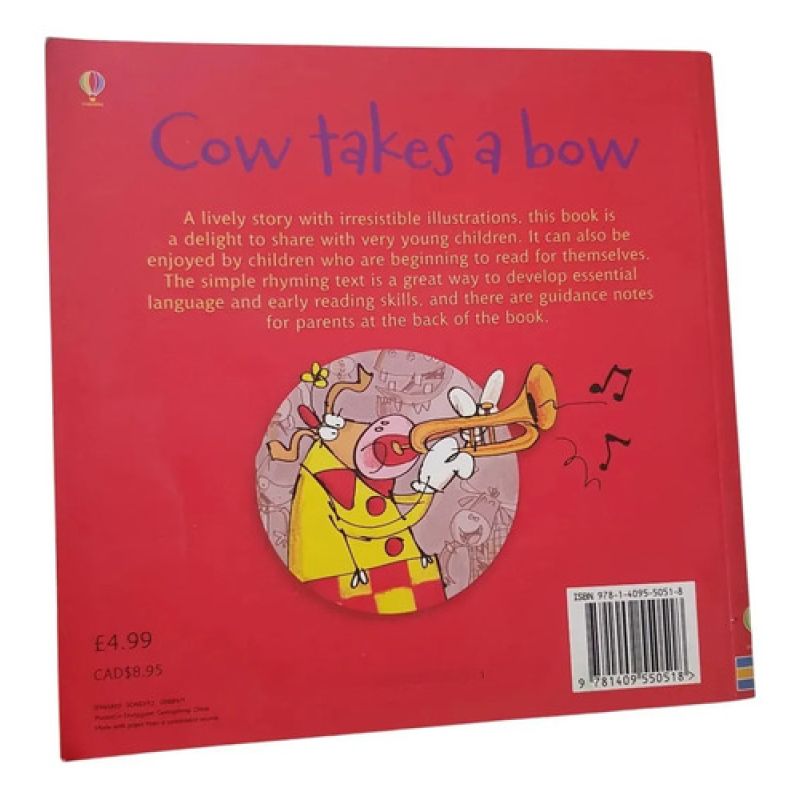 Cow Takes A Bow - Usborne Phonics Readers (Usado) - Miniatura 2