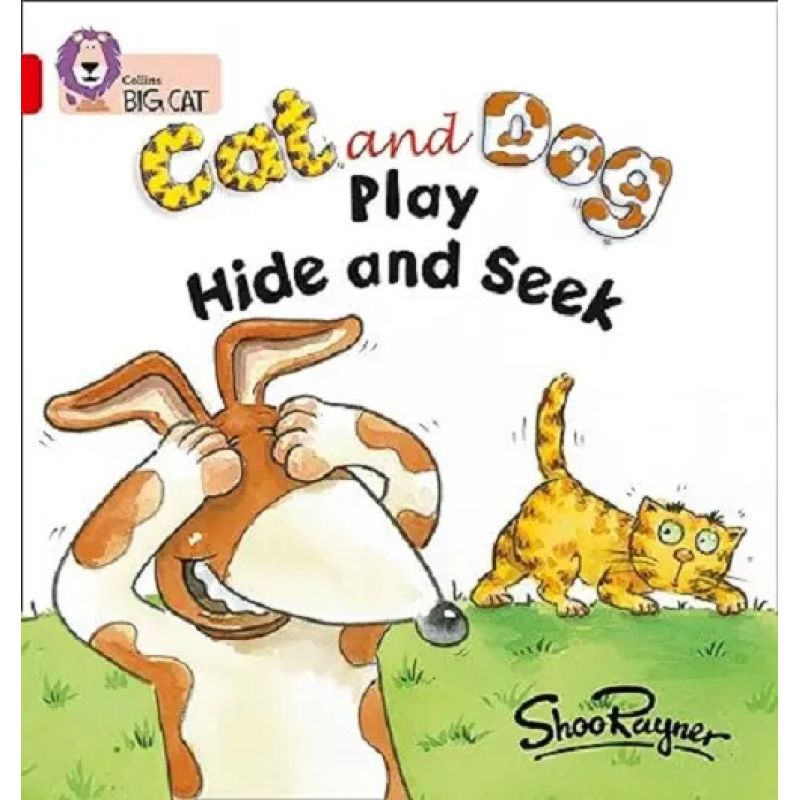 CAT AND DOG PLAY HIDE AND SEEK - BIG CAT 2A / RED A (Nuevo)